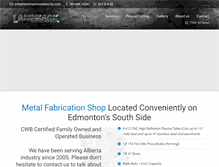 Tablet Screenshot of landmarkmetalworks.com